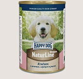 Happy Dog Nature Line консервы 970г ягненок с сердцем, печенью и рубцом  фото, цены, купить