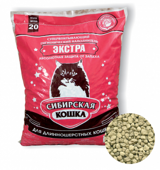 Сибирская Кошка Экстра 20л для длинношерстных фото, цены, купить