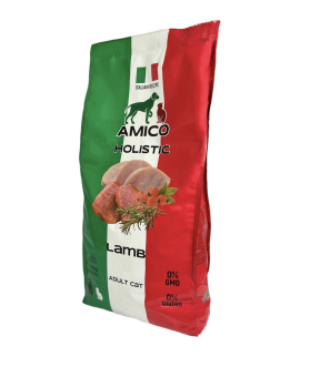 Amico Holistic  для взрослых кошек с ягненком 1,3кг фото, цены, купить