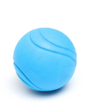 Игрушка цельнолитая "Прыгучий мяч" TPR 5см синяя фото, цены, купить