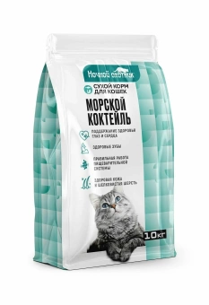 Ночной Охотник Морской Коктейль для кошек 10кг фото, цены, купить