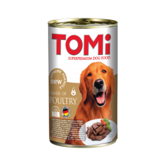 TOMI консервы 1200г с тремя видами птицы для собак фото, цены, купить
