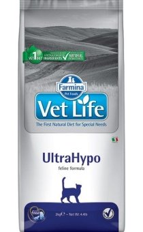 Farmina VetLife Ultra Hypo ультрогиппоаллергенный для кошек  фото, цены, купить