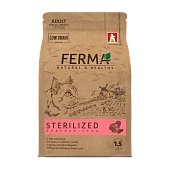 FERMA Sterilized сухой корм для кошек с индейкой и уткой 1.5кг фото, цены, купить