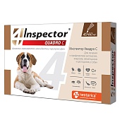 Inspector QUADRO (Инспектор Квадро) 1пип* мл 40-60кг для собак на холку фото, цены, купить