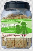 Лакомства Green Qzin ИММУНИТЕТ-3 Сушеная зубатка с морковью 750г (банка) фото, цены, купить