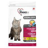 1stChoice Sterilized 10кг с курицей и бататом для стерилизованных кошек фото, цены, купить