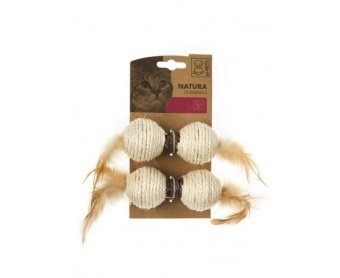 M-Pets игрушка для кошек Natura Dumbbell 24*4.5*4.5см фото, цены, купить