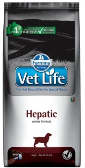 Farmina VetLife Hepatic при заболеваняих печени у собак 12кг фото, цены, купить