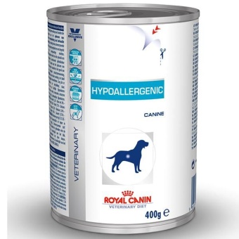 Royal Canin Veterinary Diet Hypoallergenic консервы 400г для собак при пищевой аллергии фото, цены, купить