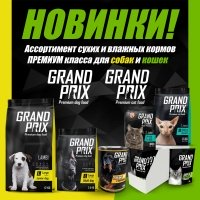 Новинка! Сухой корм для кошек и собак Grand Prix