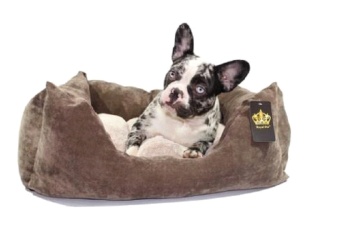 Лежак Элегант Вельвет Шоколад №1 фото, цены, купить