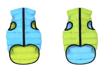 Жилет AiryVest LUMI двухсторонний Салатово-Голубой XS25/30 фото, цены, купить