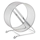 Колесо для грызунов "Дарэлл" D140, металл (сетка) фото Багира