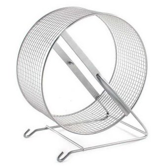 Колесо для грызунов "Дарэлл" D140, металл (сетка) фото Багира