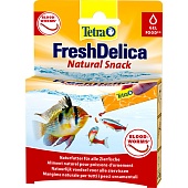Tetra корм FreshDelica Bloodworms 48г желе красного червя фото, цены, купить