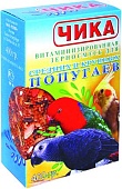 Корм ЧИКА Витаминизированный для средних и крупных попугаев 400г фото, цены, купить