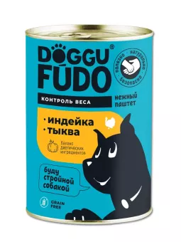 Doggufūdo консервы для собак индейка с тыквой паштет 400г фото, цены, купить