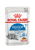 Royal Canin пауч Индор +7  в соусе для кошек старше 7 лет 85г фото, цены, купить