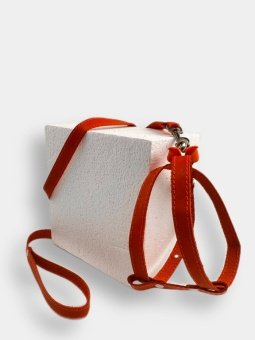 ZooStreet Шлея 15 кожа + Поводок 15 кожа с бантом 120см фото, цены, купить