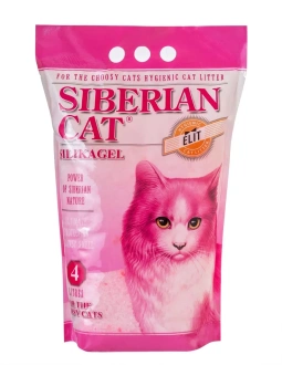 Наполнитель Сибирская Кошка "Elit" 4л силикагель для привередливых фото, цены, купить
