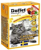 BUFFET консервы для кошек 190г  куринная печень в желе фото, цены, купить