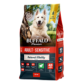 Mr.Buffalo SENSITIVE с ягненком для собак средних и крупных пород 14 кг фото, цены, купить