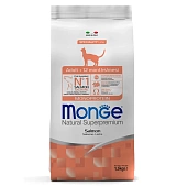 Monge Speciality Line Monoprotein сухой для взрослых кошек, из лосося 1,5 кг фото, цены, купить