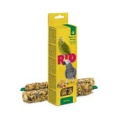 Лакомство RIO для попугаев Палочки с медом и орехами 2х90 г фото, цены, купить
