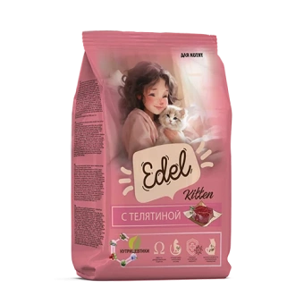 Edel Veal для котят с телятиной 1,5кг фото, цены, купить