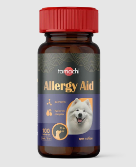 Tamachi Allergy Aid витаминно-минеральный комплекс 100таб для средних и крупных собак фото, цены, купить