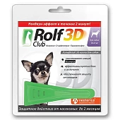 ROLF Club 3D (Рольф клуб) для собак до 4кг (1 пипетка)  фото, цены, купить