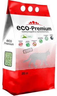 Наполнитель ECO Premium Зеленый чай древесный, 20 л. фото, цены, купить