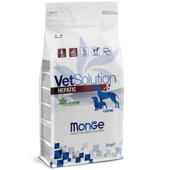 Monge VetSolution Hepatic сухой для собак при заболеваниях печени 2 кг фото, цены, купить