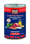 Solid Natura Holistic консервы для собак с говядиной 340г фото, цены, купить