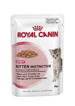 Royal Canin Инстинктив Киттен пауч 85г в соусе для котят от 4 до 12 мес. фото, цены, купить