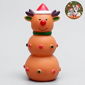 Игрушка пищащая "Оленёнок 3Х" для собак, 12*6см фото, цены, купить