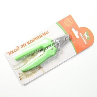 Когтерез боковой малый с прямыми ручками, отверстие 9 мм, зелёный   6960828 фото, цены, купить