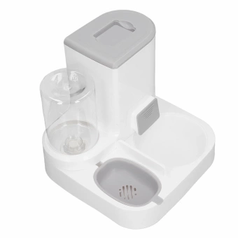 Автоматическая кормушка для кошек и собак с поилкой на 1л  и дозатором корма 2,2л фото, цены, купить