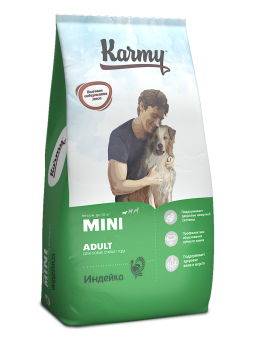 KARMY Mini Adult с индейкой для собак мини пород 10 кг фото, цены, купить