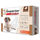 Inspector Quadro Tabs (Инспектор Квадро Табс) 4таб для собак от блох и клещей  более 16кг  фото, цены, купить