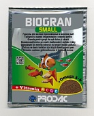 PRODAC  BIOGRAN SMALL гранулы 15г пакет для мелких рыб  фото, цены, купить