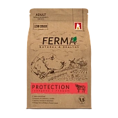 FERMA Protection сухой корм для собак малых и средних пород говядина с рубцом 1.5кг фото, цены, купить