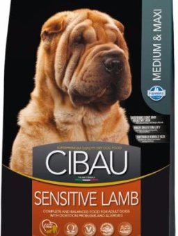 Farmina CIBAU Sensetive с ягненком для аллергичных собак средних и крупных пород  фото, цены, купить