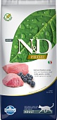 Farmina N&D ADULT Lamb&Blueberry беззерновой, ягненок, черника для кошек 10кг фото, цены, купить