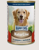 Happy Dog Nature Line консервы 970г телятина с индейкой