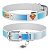 Ошейник Collar Waudog кожа "Супермен2" паспорт, пряжка 12мм 18-24см черный фото, цены, купить