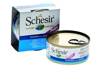 SCHESIR консервы 150г кусочки тунца,алое для щенков  фото, цены, купить