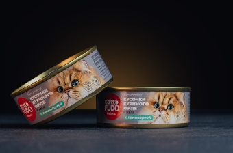 Cattofūdo Holistic консервы для кошек кусочки куриного филе с ламинарией в желе 80г фото, цены, купить