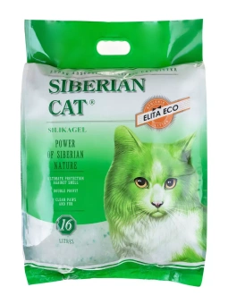 Наполнитель Сибирская Кошка "Elit Eco" 16л силикагель  фото, цены, купить